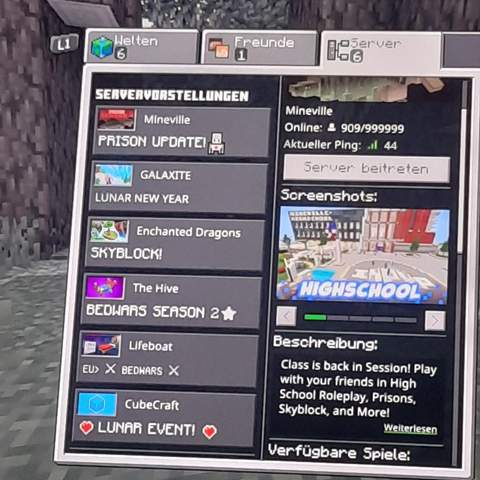 Joinen Kann man bei ps5 anderen minecraft server joinen? (PlayStation 5 ...