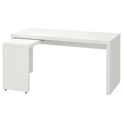 Kann man beim IKEA Malm Schreibtisch die Ausziehplatte weglassen?