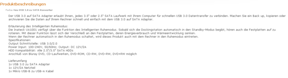 Das Produkt - (Computer, PC, Hardware)