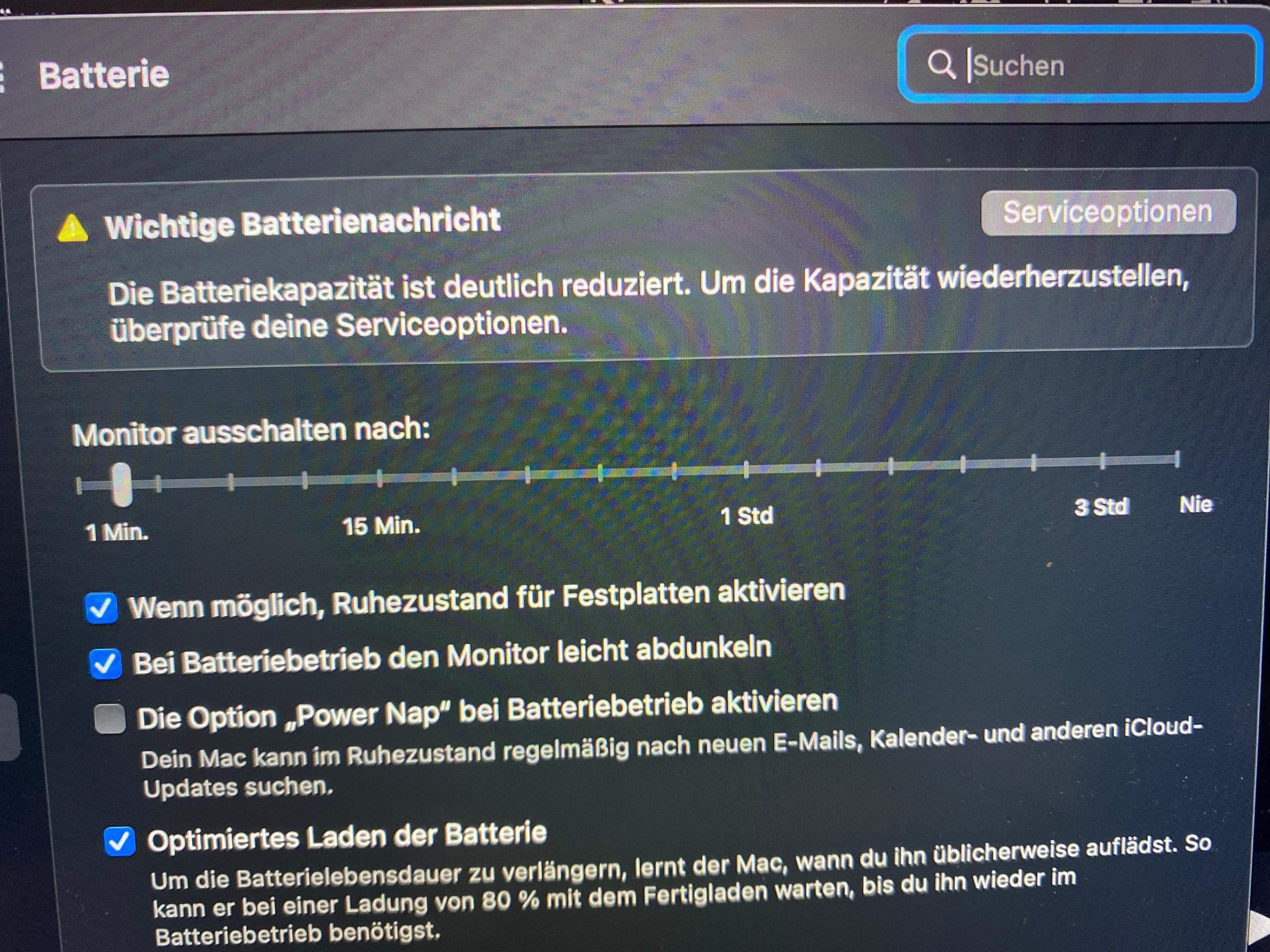 Kann man die Batteriekapazität eines MacBooks hochschrauben lassen ...