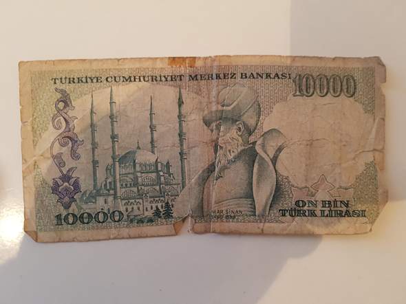 Kann Man Diese 10 000 Turkische Lira Noch In Umtauschen Wenn Ja Wo Und Wie Viel Uro Ist Die Alte Turkische Lira Noch Wert Euro Wahrung