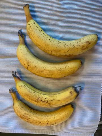 Kann man diese Bananen noch essen?