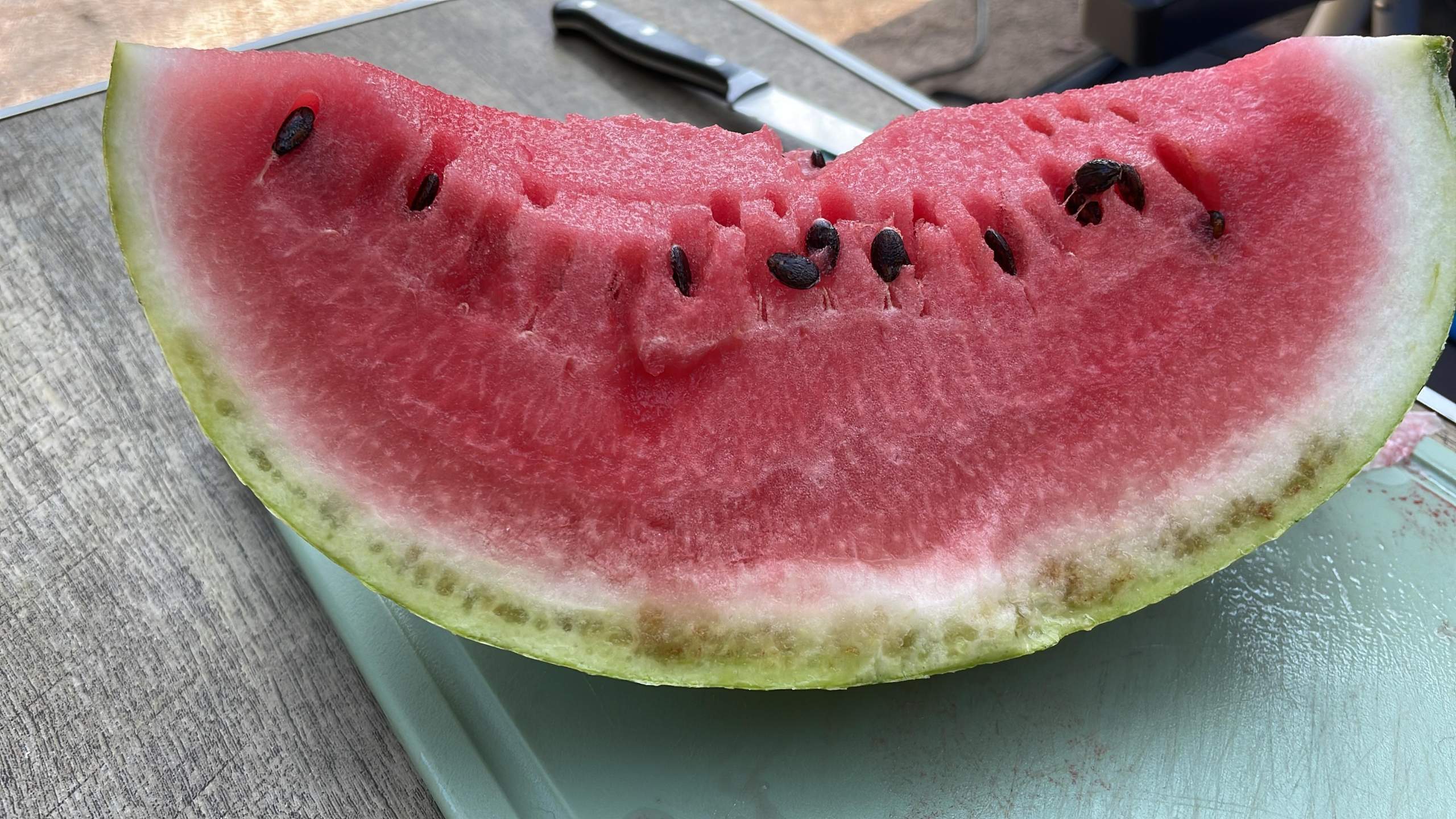 Kann man diese Wassermelone essen? (Obst) Kann man diese Wassermelone essen? (Obst)