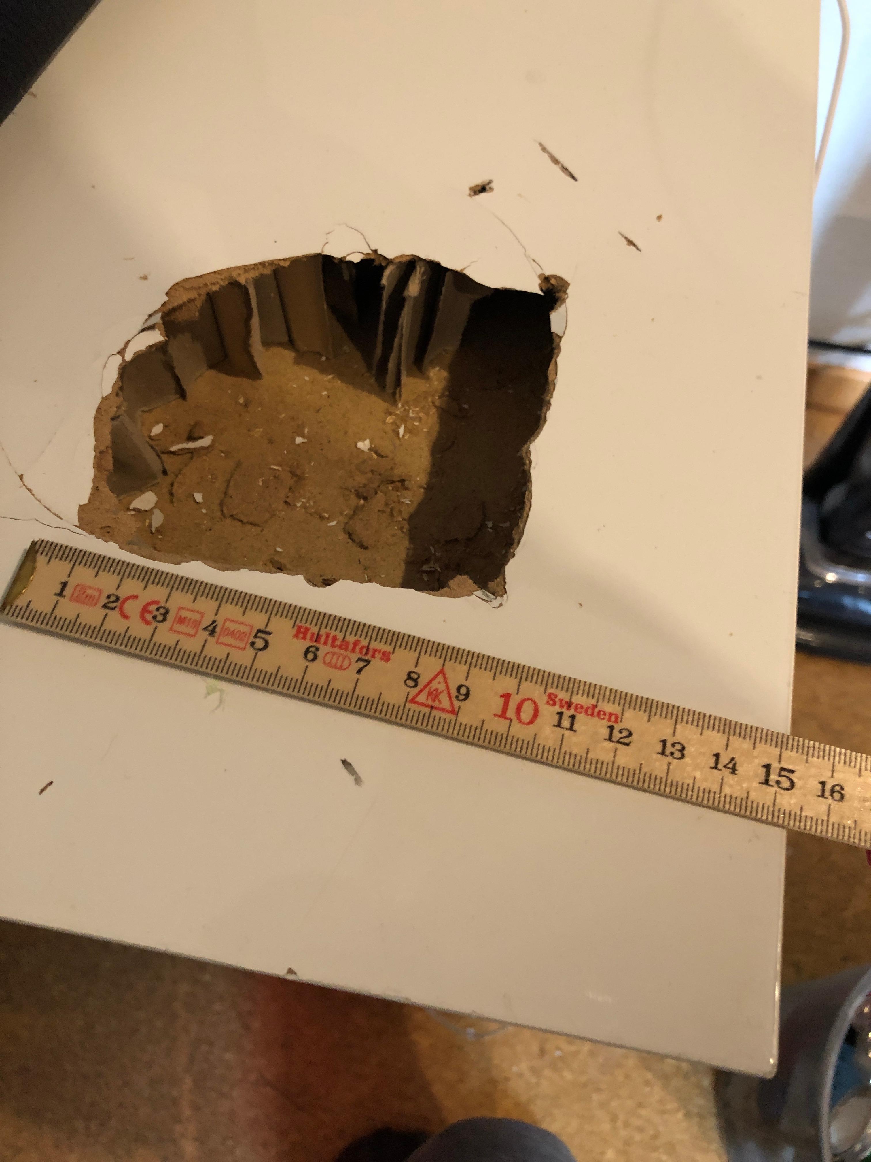 Kann man dieses Loch reparieren? (Reparatur)