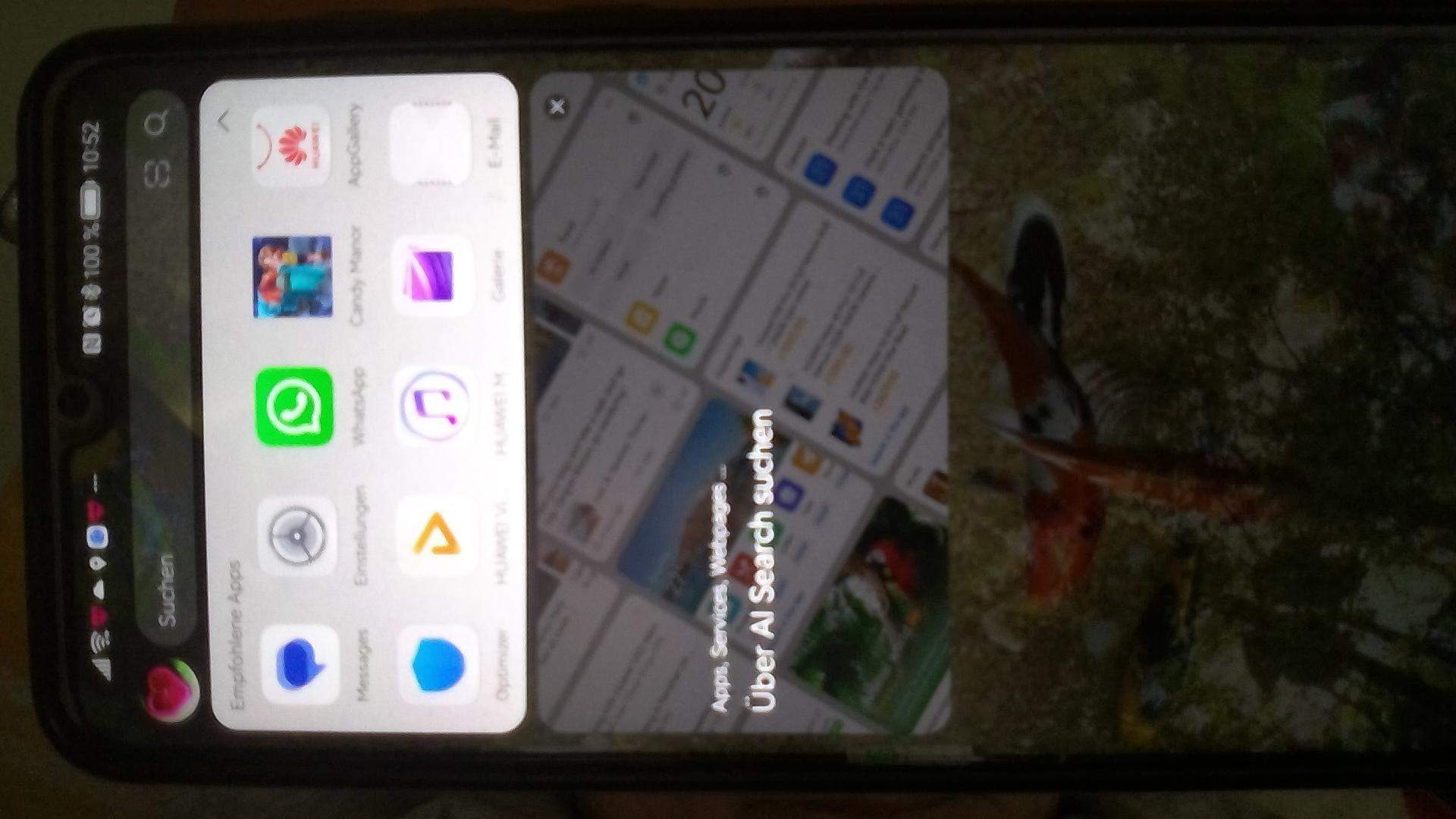 Kann man im Handy "Huawei P30 Lite" bei einer Nachricht, kursiv
