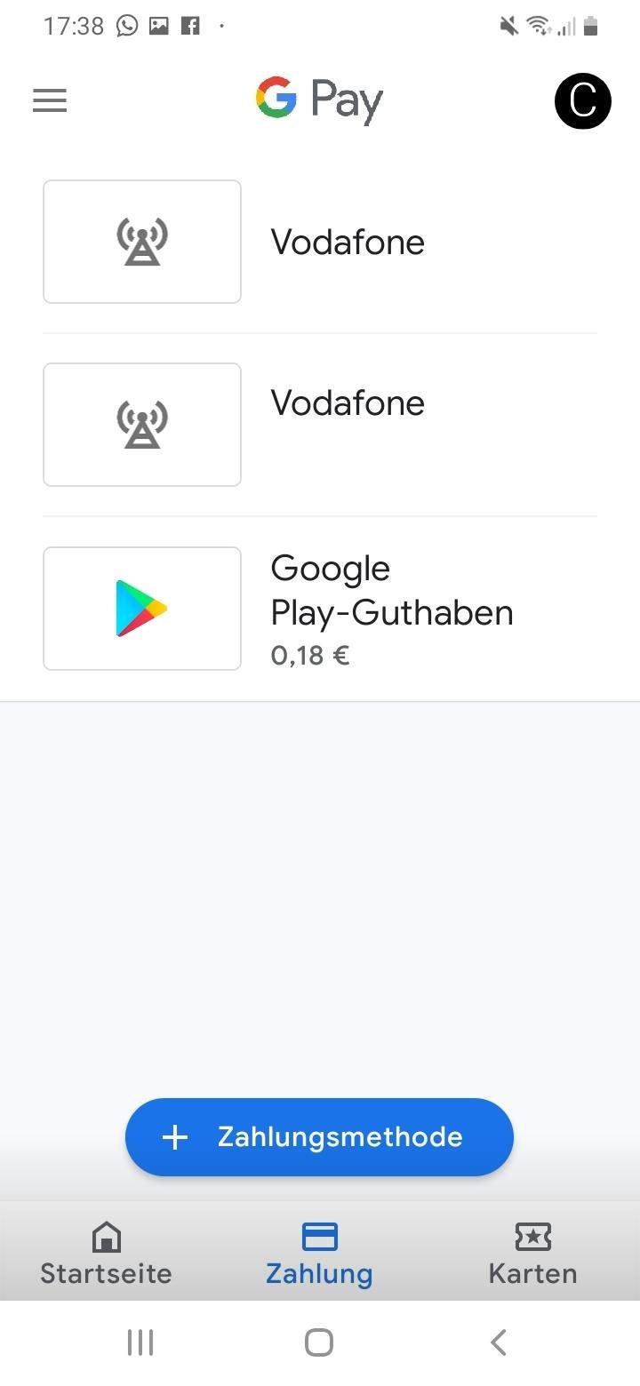 Kann man mit einer Google Play Karte das Google Pay Konto aufladen