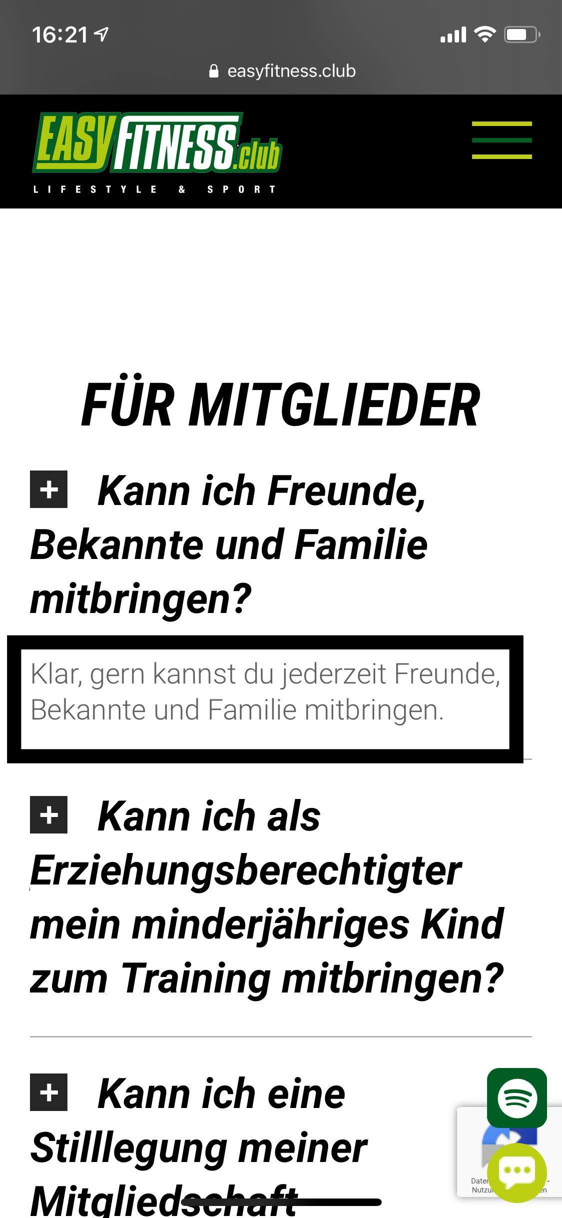 Kann man Freunde ins Fitnessstudio mitnehmen?