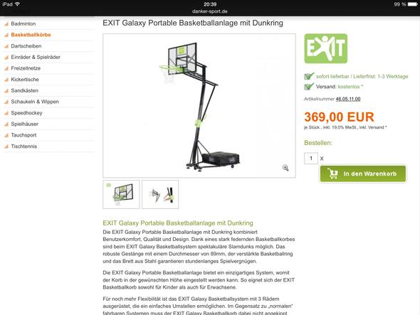 Exit Galaxy portable - (Sport, Basketball)