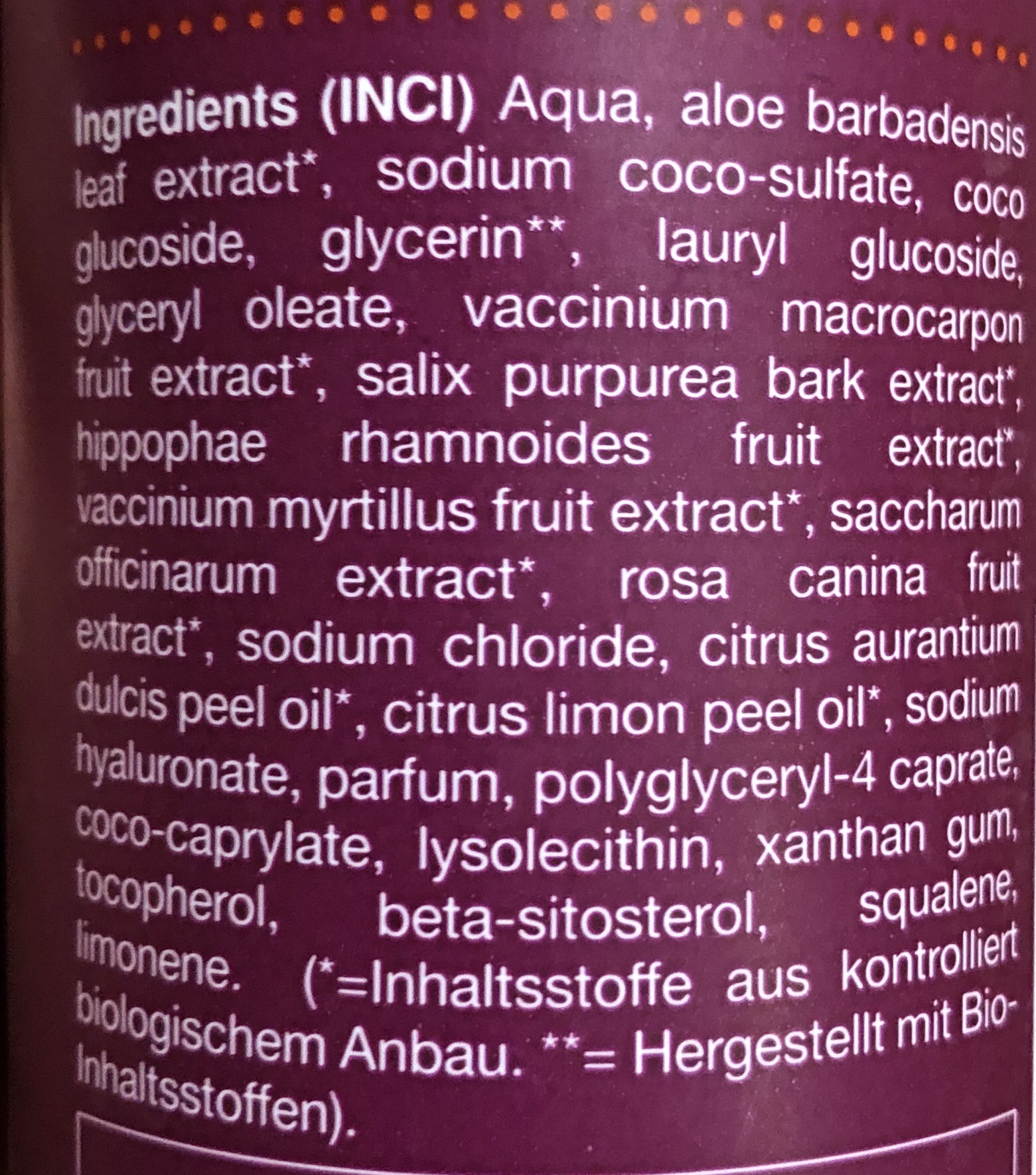 Kann man sich mit einem Bio Shampoo, welches ausschließlich aus