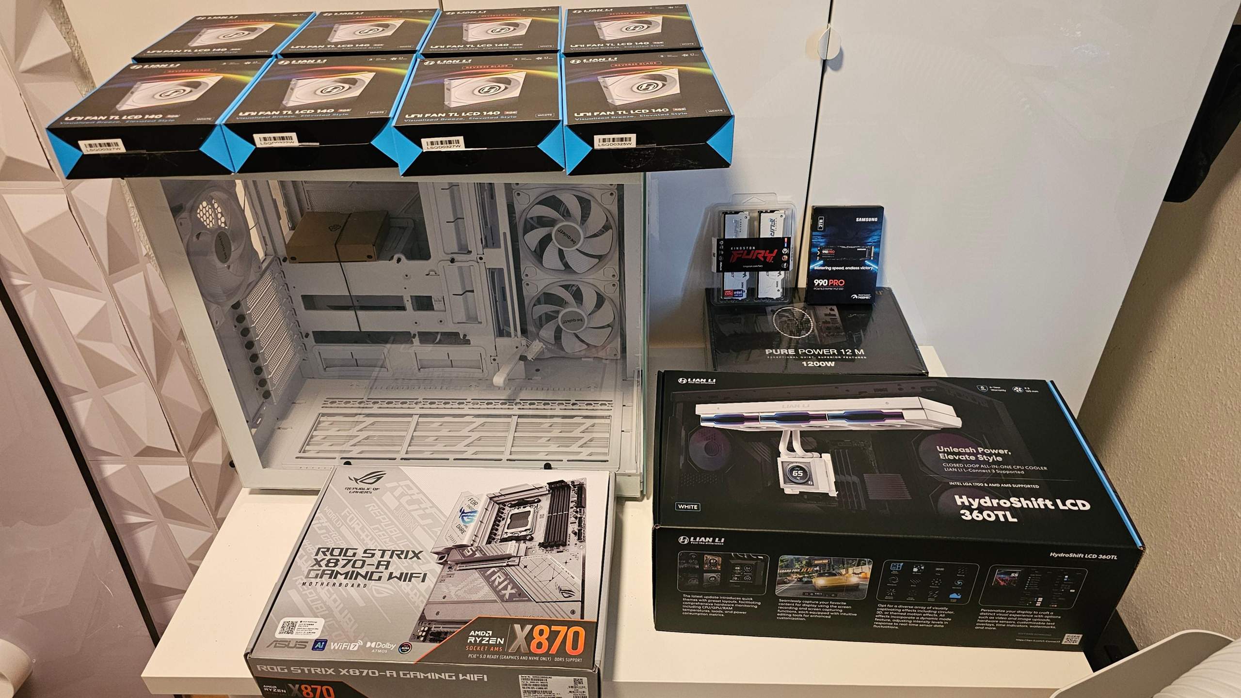 Kann man schon langsam anfangen zusammenzubauen oder erst nachdem man ...