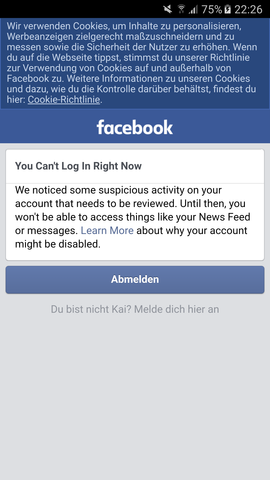 - (Facebook, Englisch, Community)