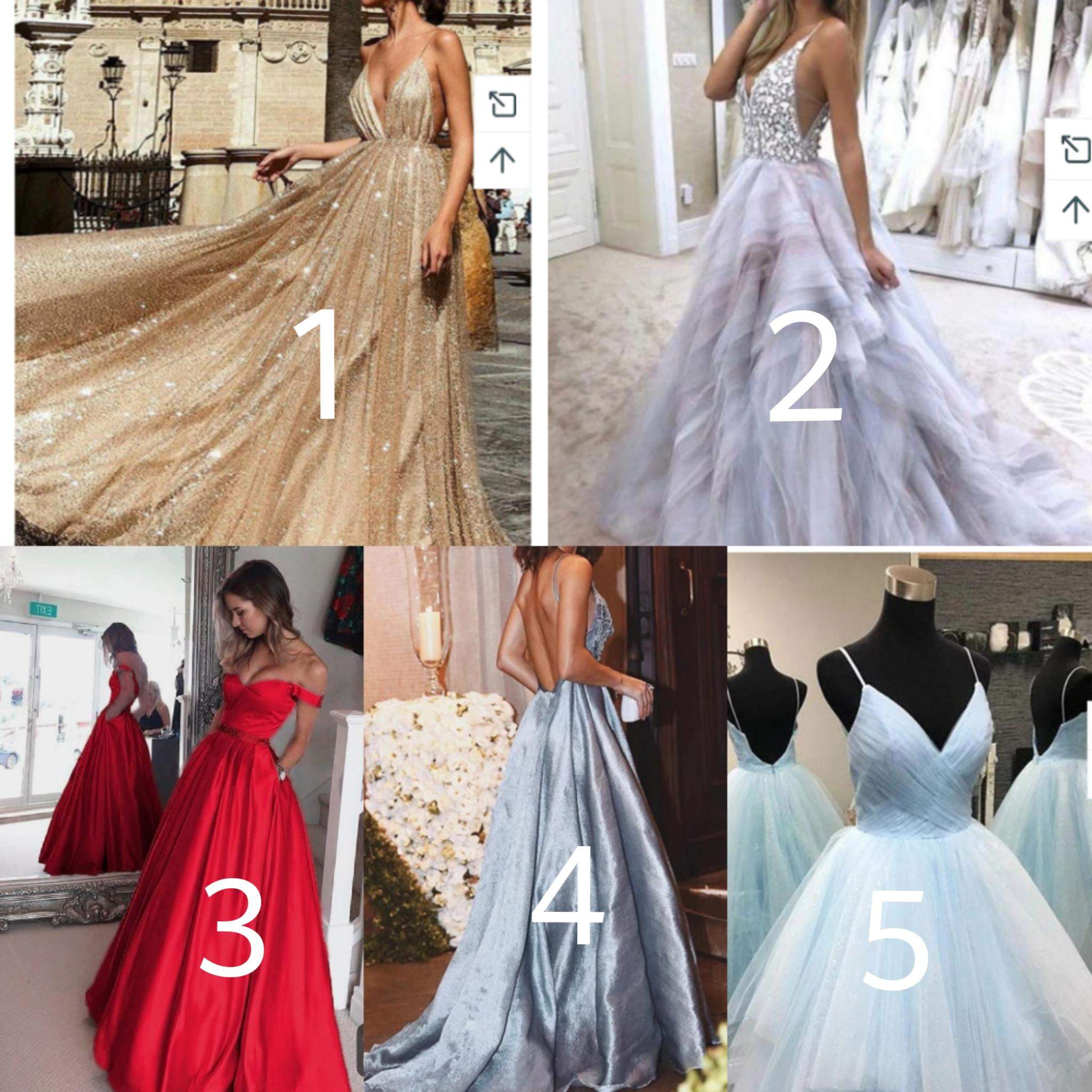 Kann mich nicht entscheiden. Welches Ballkleid?? (Mode, Kleid, feiern)
