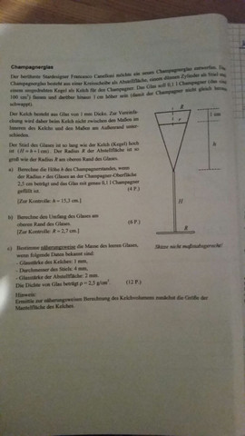 Die Aufgabe - (Mathe, Mathematik, Gymnasium)