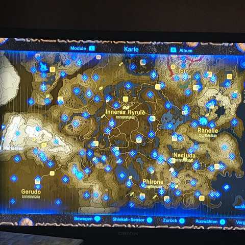 Zelda Alle Schreine Karte | Karte Zelda Alle Schreine Karte | Karte