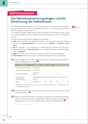 Kann mir bitte jemand in Rechnungswesen helfen (Übung für die Klausur)?