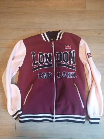 - (Jacke, retro, College Jacke)