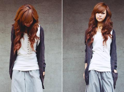 1. - (Haare, kaputt)