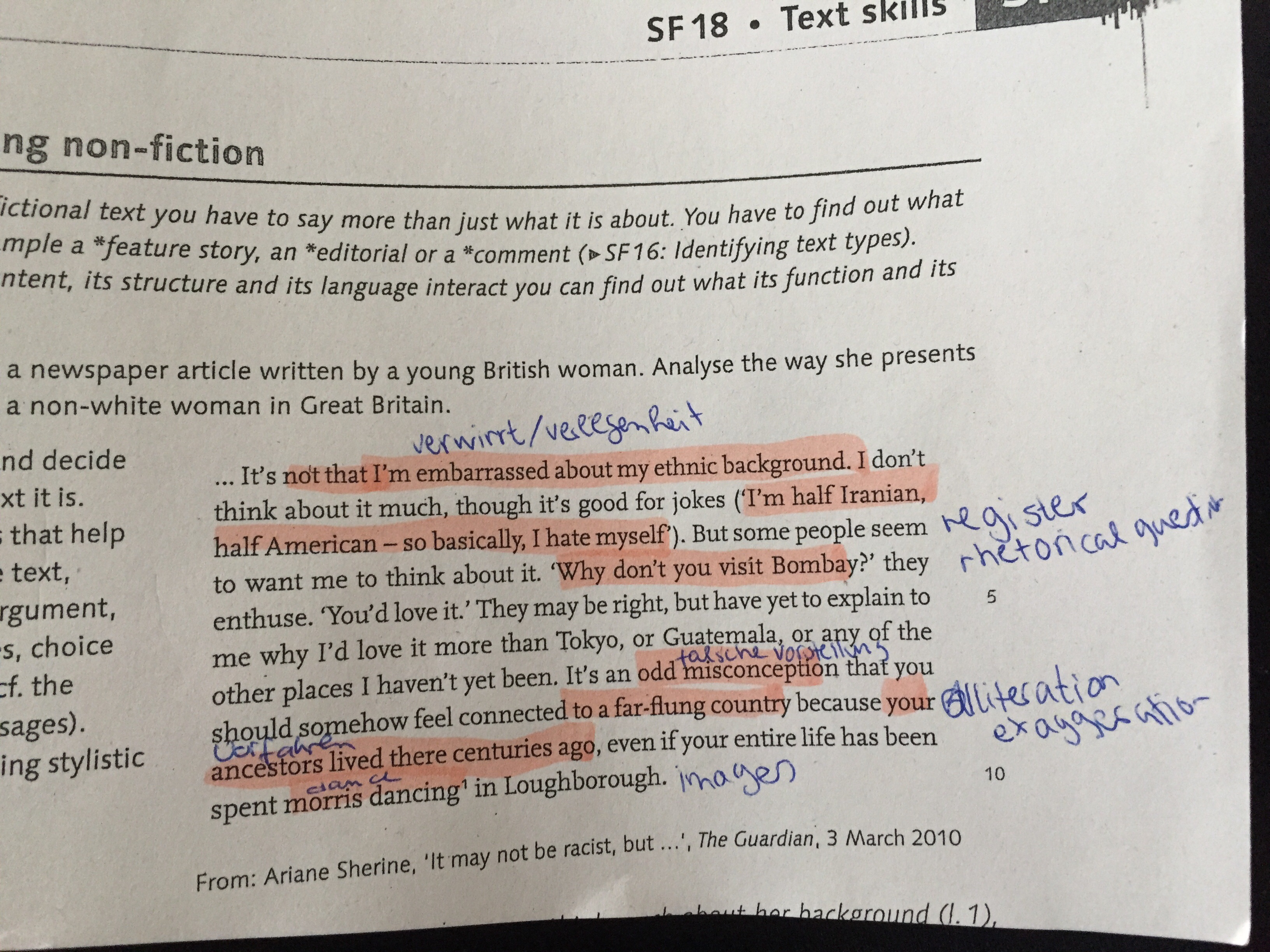 Kann Mir Einer Helfen Bei Den Effekten Von Diesen Stilmitteln Auf Englisch Stilmittel