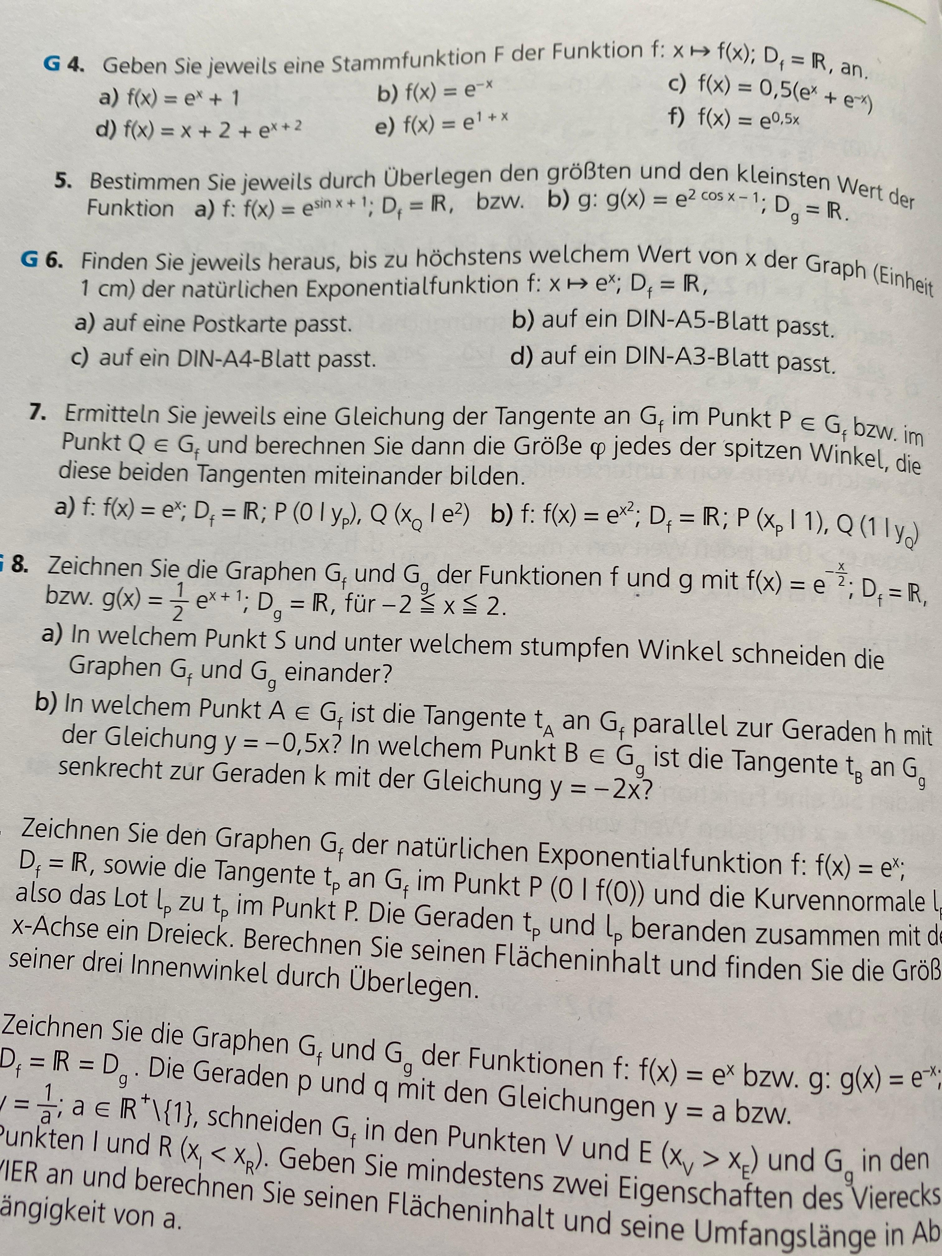 Kann Mir Jemand Bei Dieser Exponentialfunktions Aufgabe Helfen Schule Mathe Mathematik