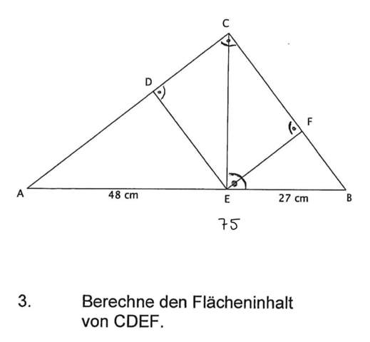 Kann mir jemand bei dieser Geometrie Aufgabe helfen?