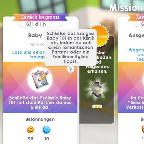 Babymission - (Sims, Sims mobile, Simsmobil)
