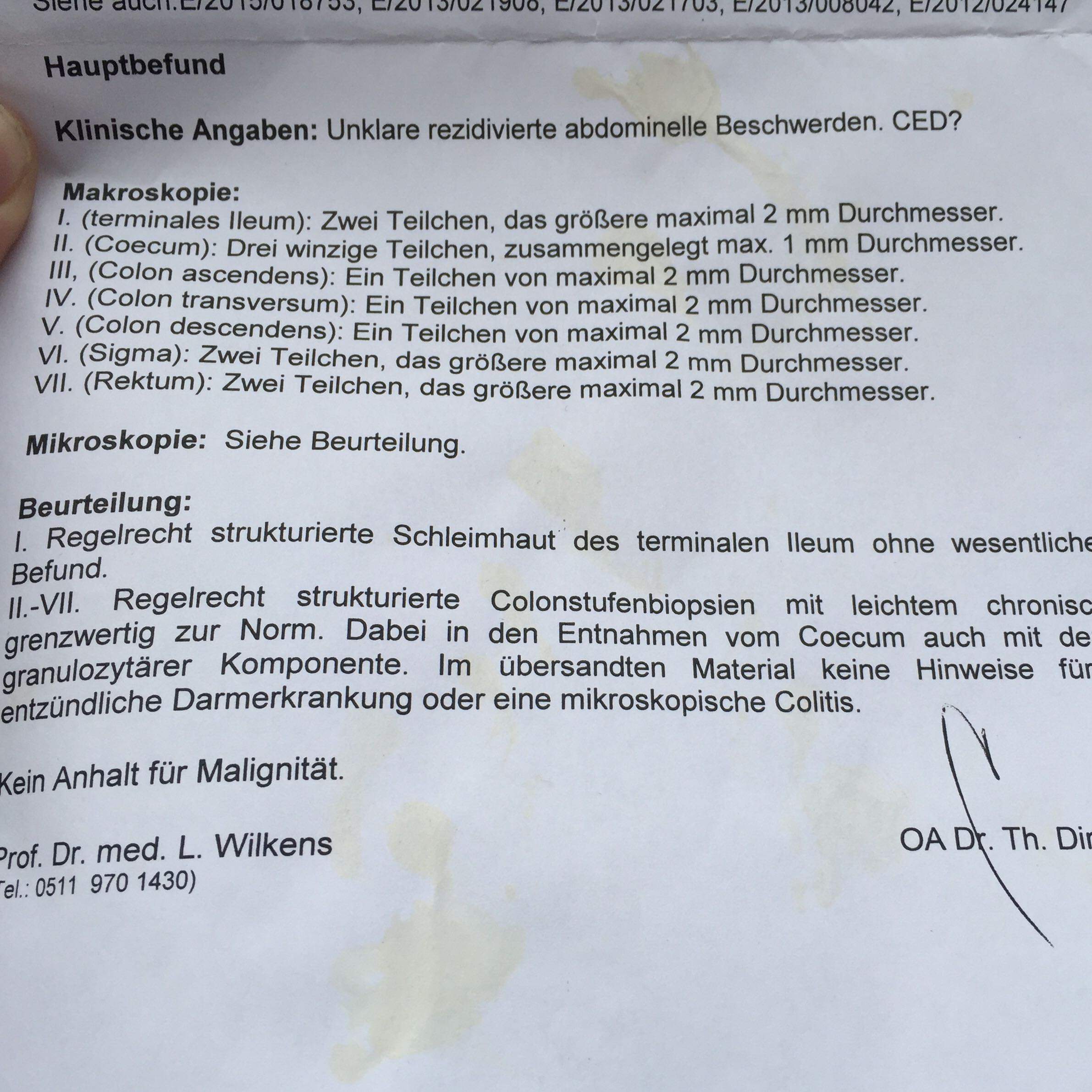 Kann Mir Jemand Das Biopsie Gutachten Erklaren Gesundheit Korper Darm Kann Mir Jemand Das Biopsie Gutachten Erklaren Gesundheit Korper Darm