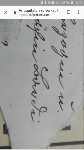 - (Name, Schreiben, alt)