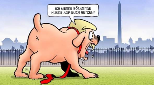 Kann Mir Jemand Die Aussage Des Karikaturist Sagen Schule Politik Karikatur