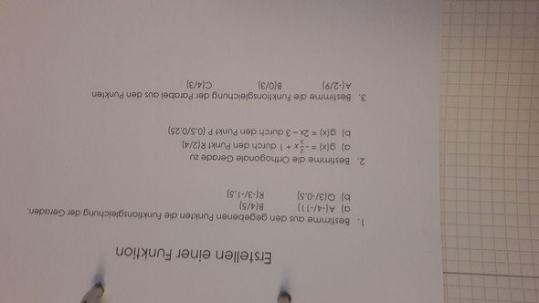 - (Mathe, Hausaufgaben)