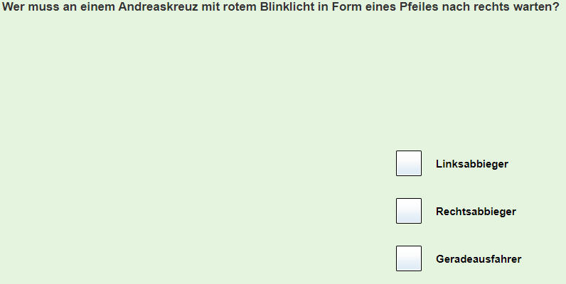 Andreaskreuz In Form Eines Pfeiles Nach Rechts