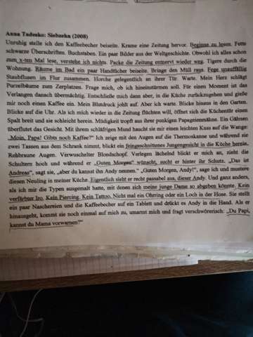 Kann Mir Jemand Diese Kurzgeschichte Erklaren Siehe Unten Schule Deutsch Sprache