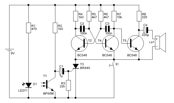 Kann mir jemand diese Schaltung erklären? (Schule, Technik, Elektronik)