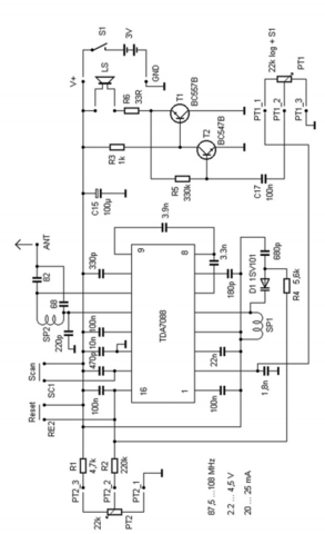Kann mir jemand diesen Schaltplan zu einem UKW Radio erklären? (Elektronik)