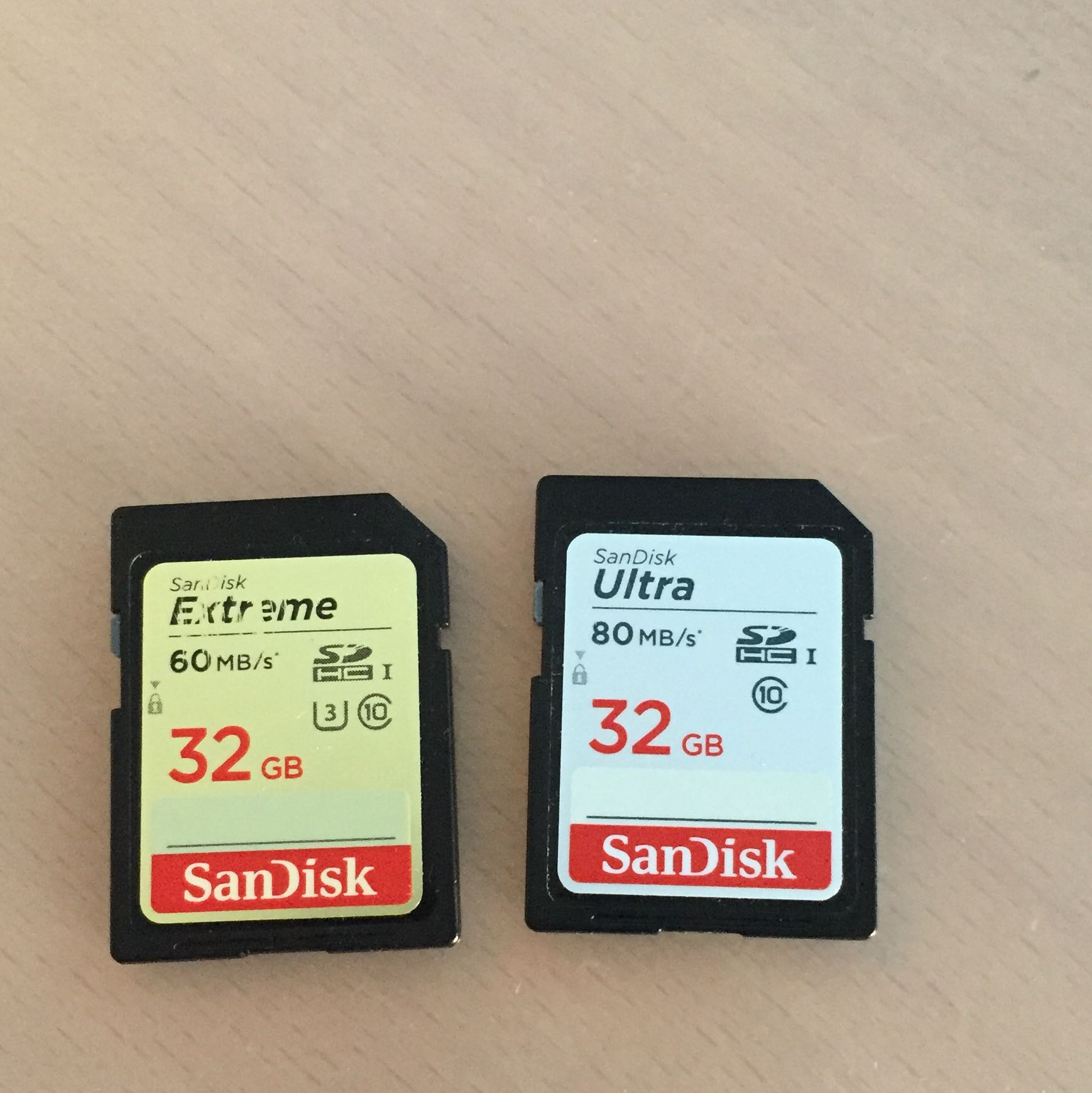 Kann mir jemand erklären warum die sandisk extreme Langsamer ist als