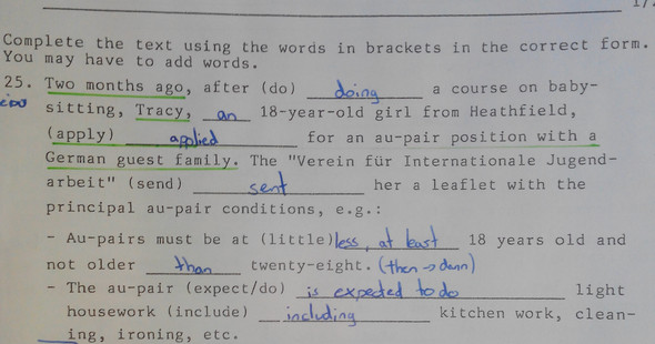 Text - (Englisch, Übungen)