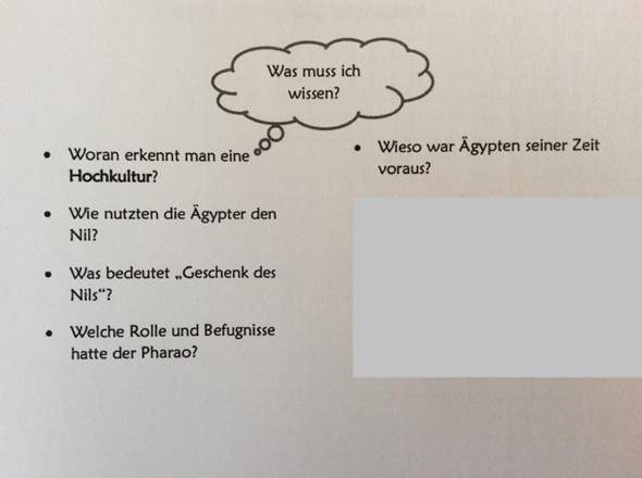 Kann mir jemand helfen? (Schule, Ägypten, Geschichtsunterricht)