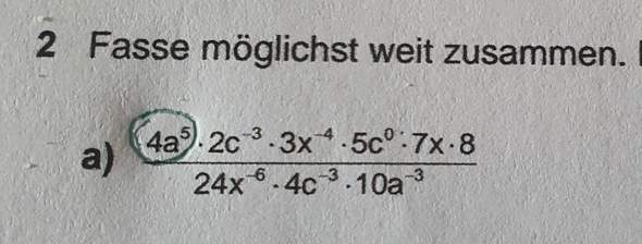 Kann mir jemand helfen bei einer Mathe Aufgabe?
