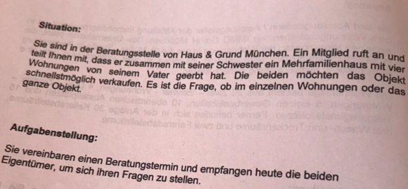 Kann Mir Jemand Helfen Immobilienkaufmann Mundliche Prufung Schule Ausbildung Haus