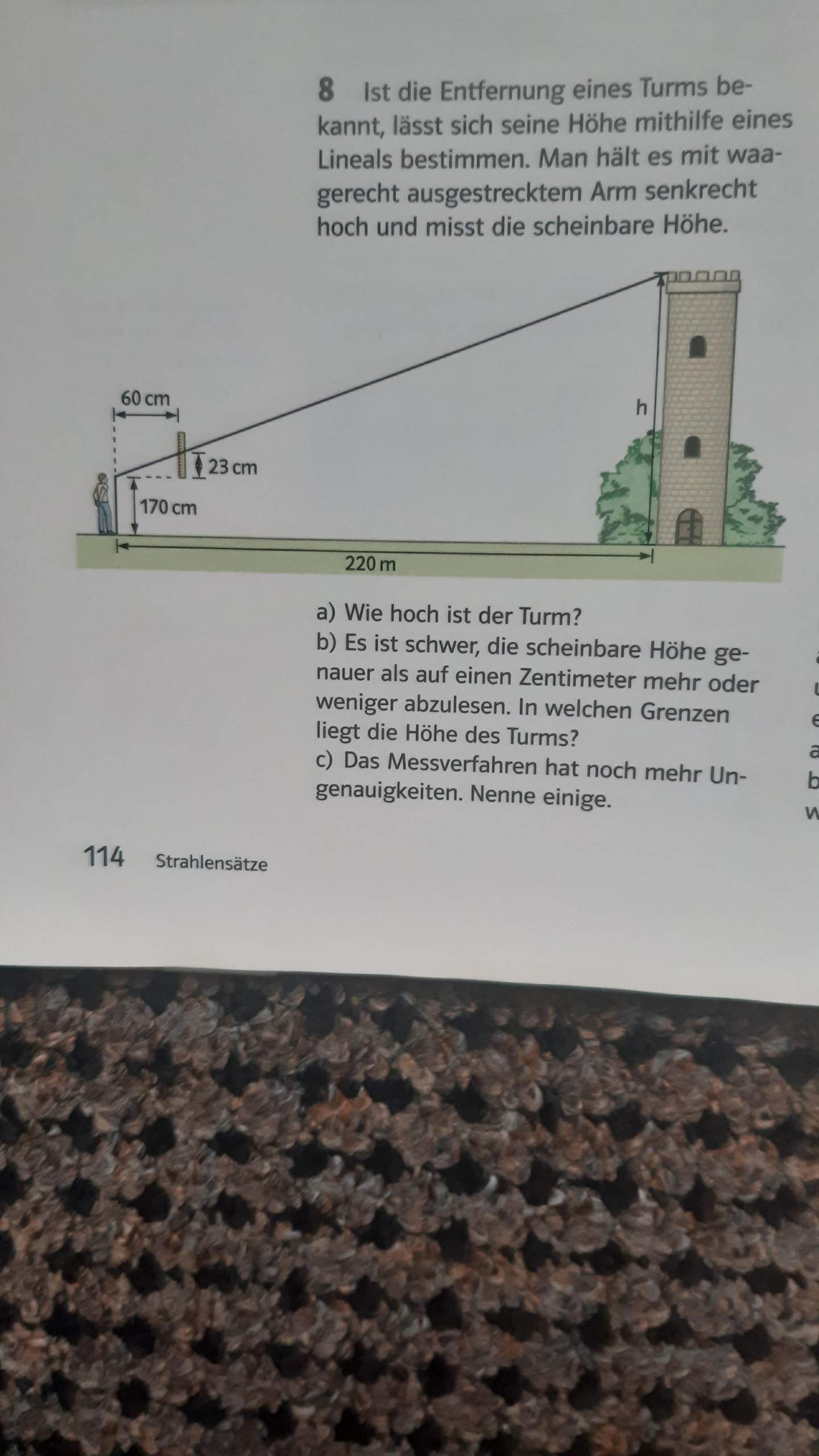 Kann mir jemand in Mathe helfen? (Aufgabe)
