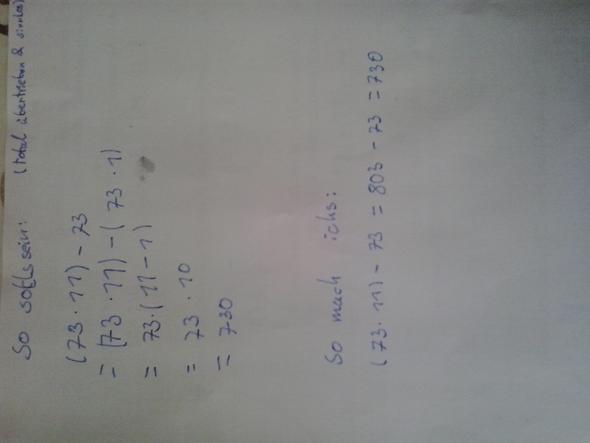 oben vin der tafel unten von mir - (Mathe, Aufgabe)