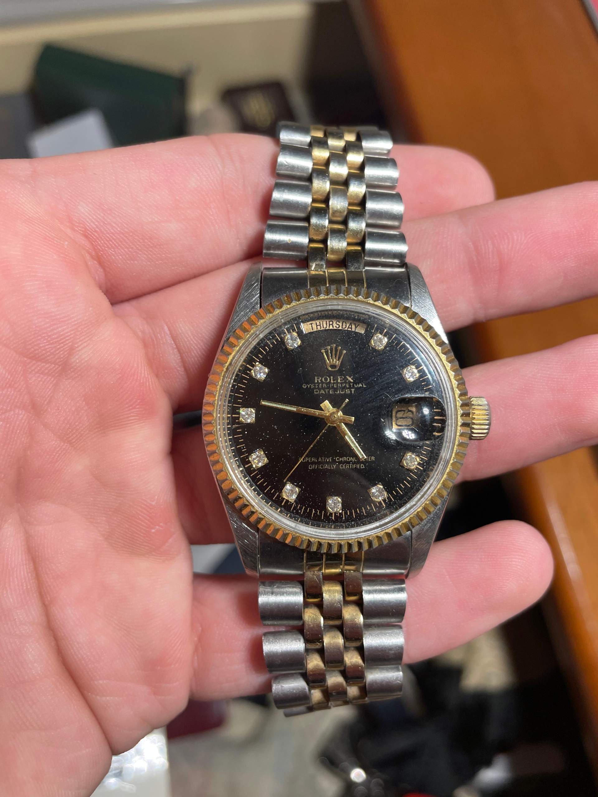 Kann Mir Jemand Sagen Ob Diese Rolex Echt Ist Uhr Fake Gold