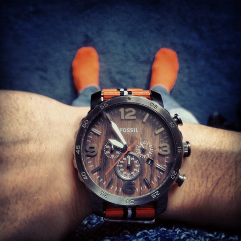 Fossil Uhr - (Uhr, Orange, Fossil)