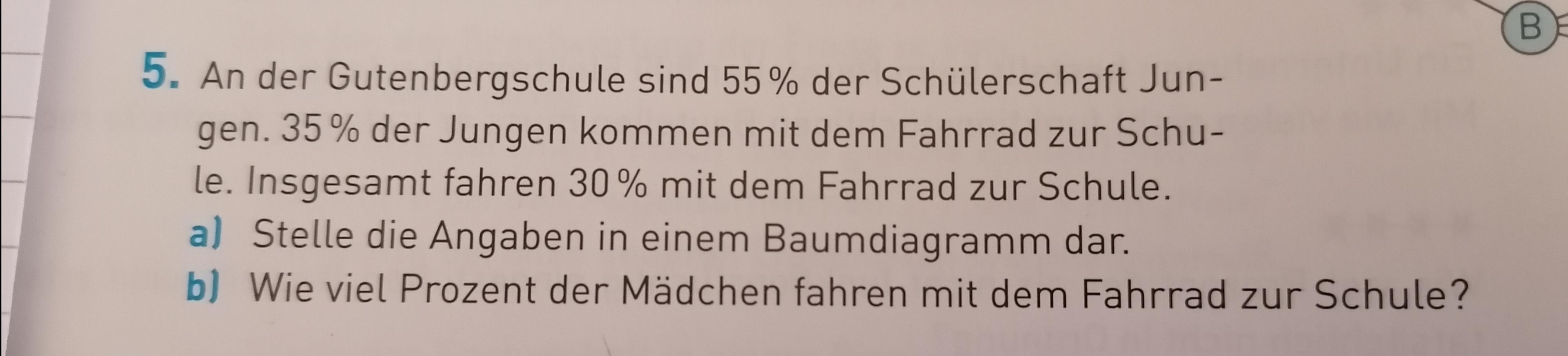 aufgabe 9 55 der mädchen kommen mit dem fahrrad