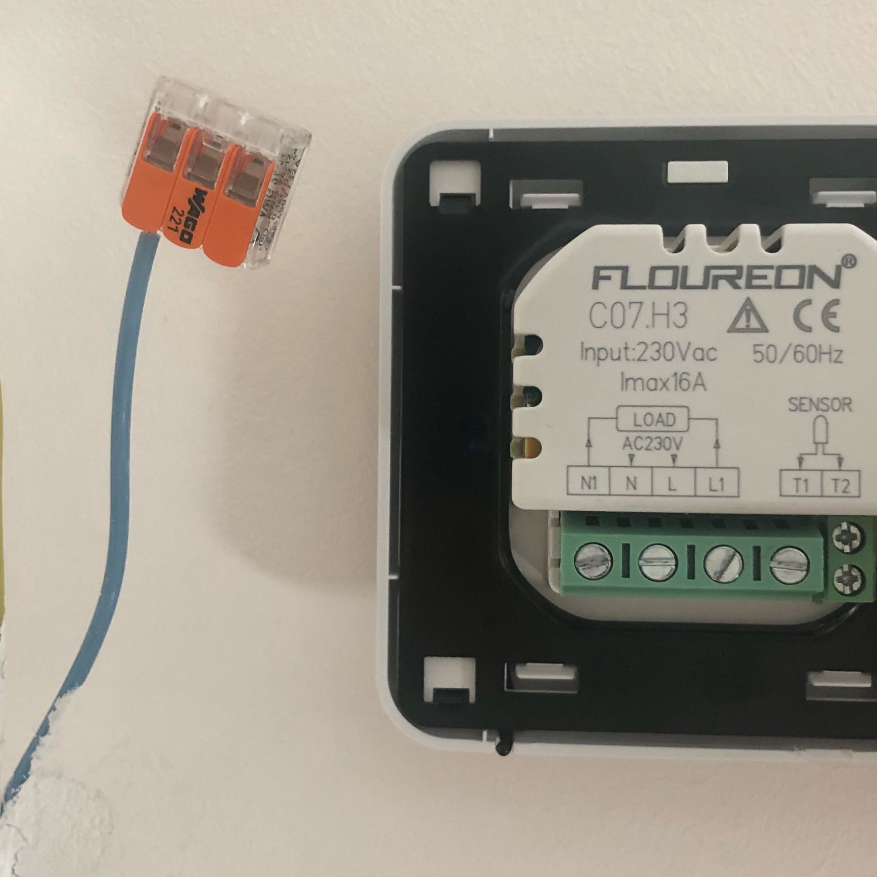 Kann Mir Jemand Sagen Wie Ich Das Anschliessen Kann Kabel Thermostat