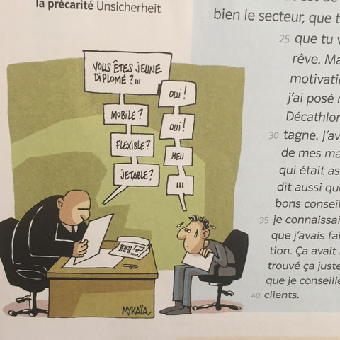        - (Französisch, Karikatur)