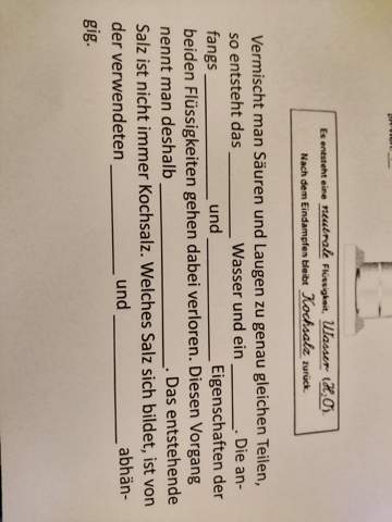 - (Schule, Chemie, Hausaufgaben)