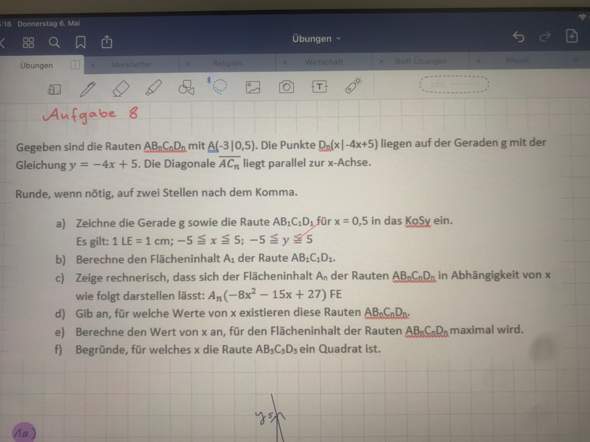 - (Mathe, Hausaufgaben)