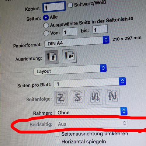 Kann Nicht Mehr Beidseitig Drucken Macbook