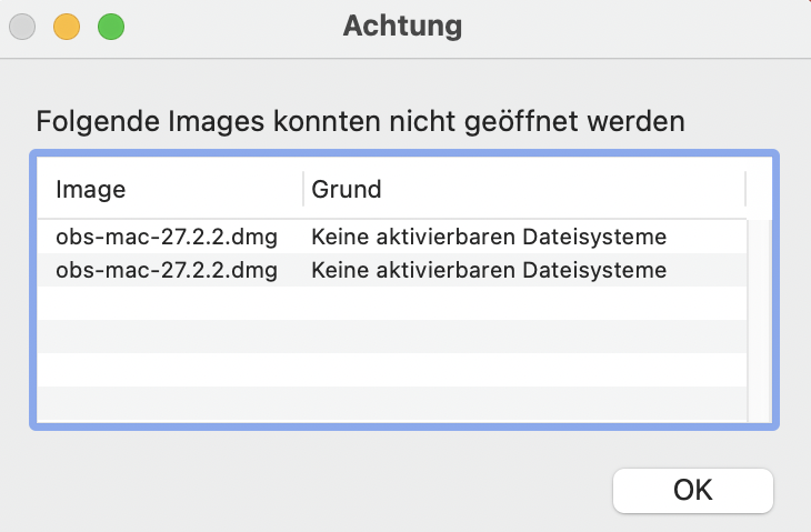 Kann OBS Download nicht öffnen? (Computer, Technik, PC)