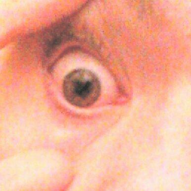 Hier mein Auge - (Augen, Pupille)